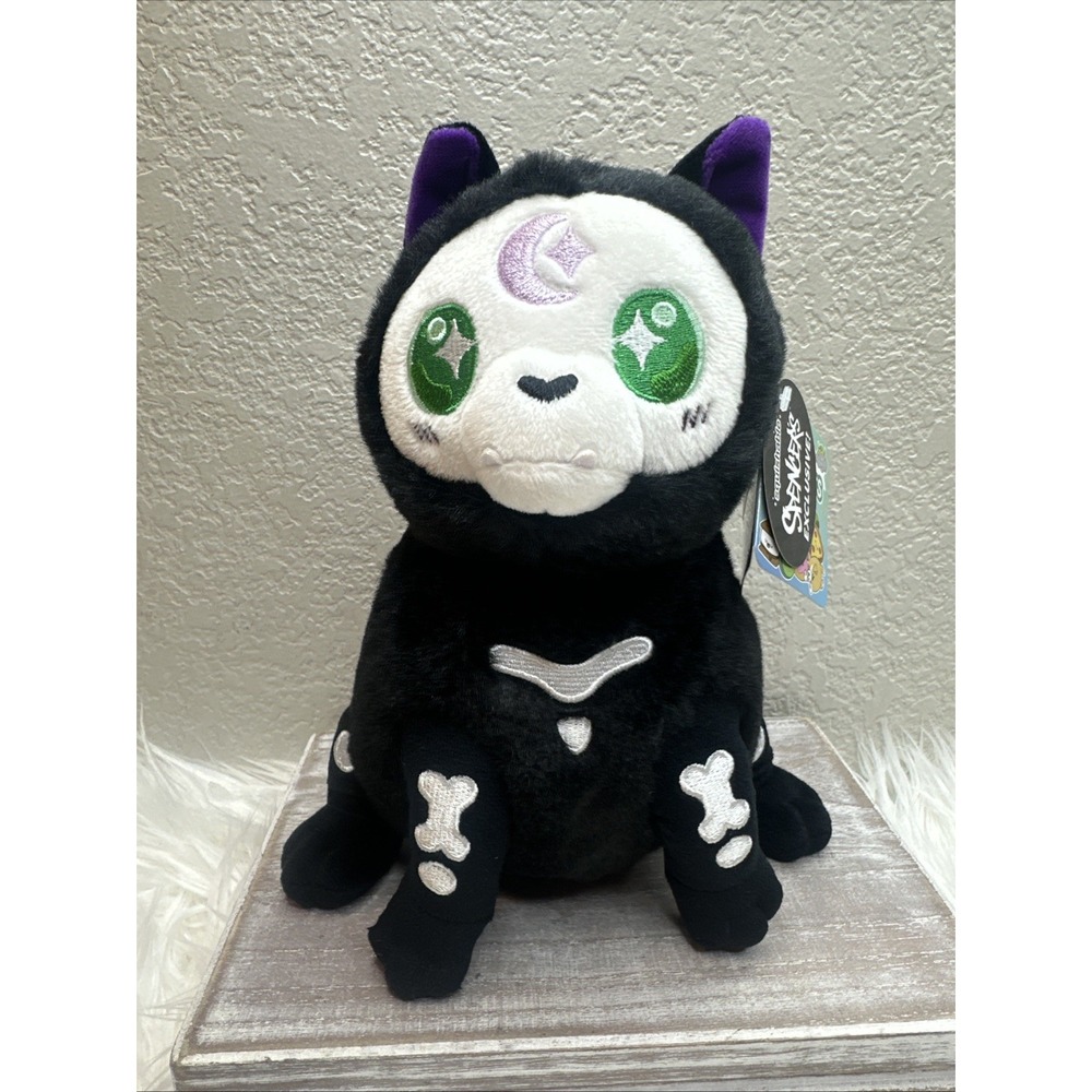 $23 🌙 Squishable Spirit Halloween Exclusive WitchySkeleton‎ Cat Plush NEW